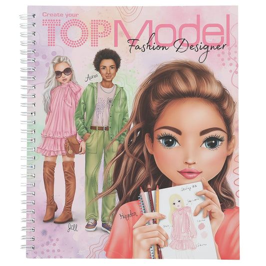 TOPModel Colouring Book Fashion Designer