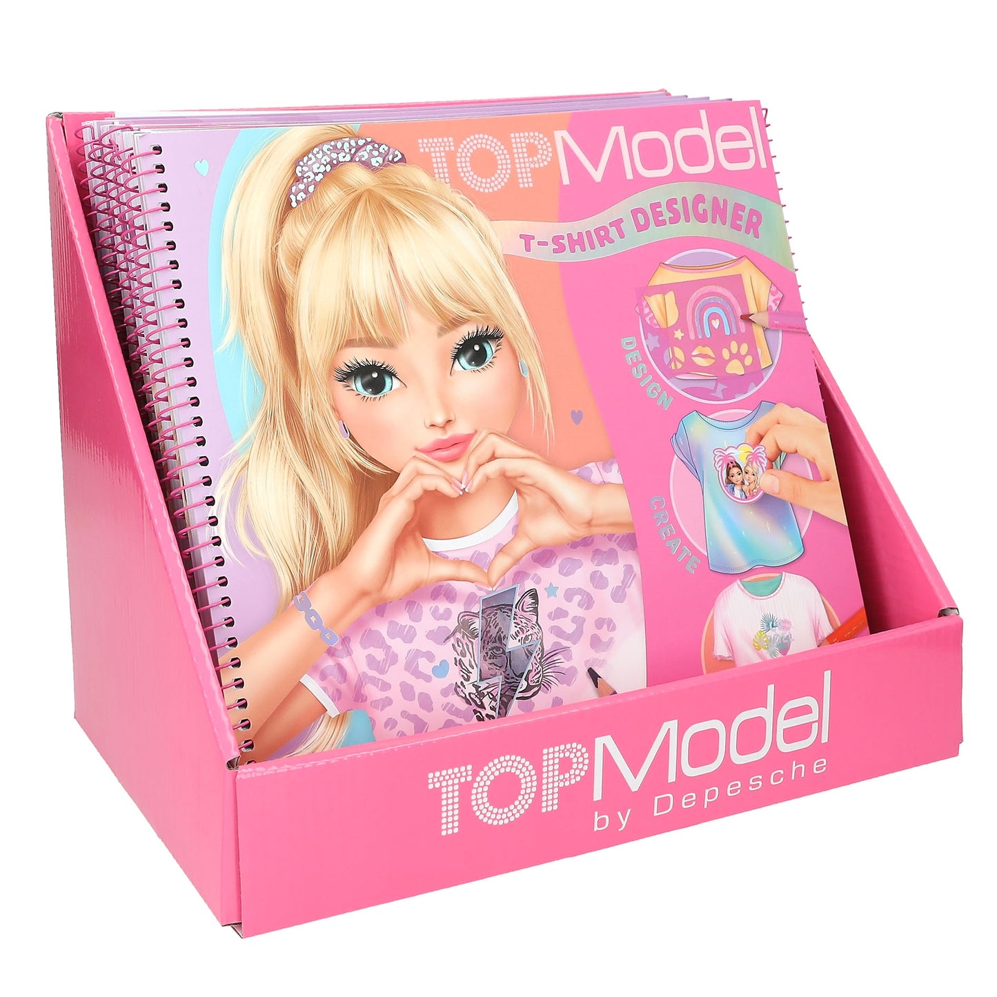 TOPModel T-Shirt Designer Colouring Book