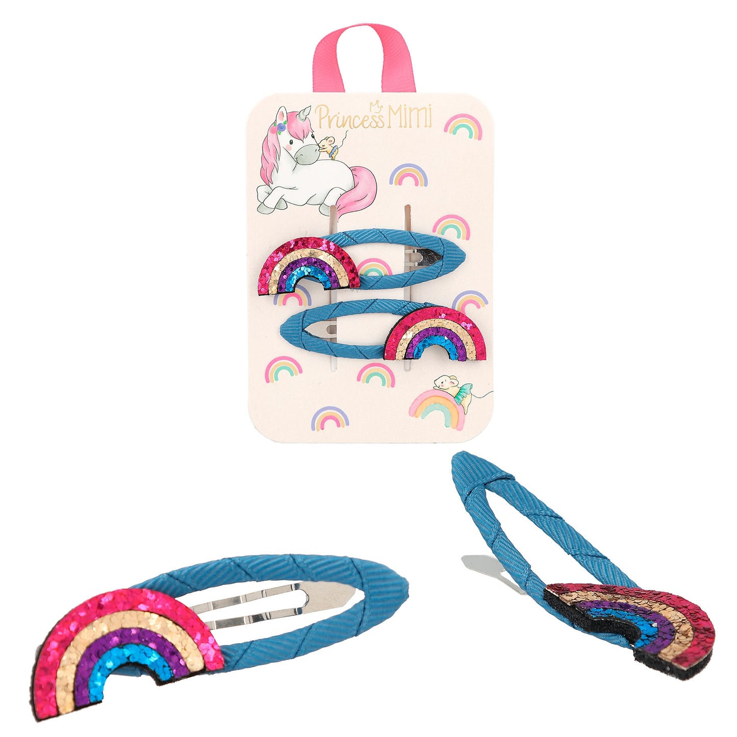 Princess Mimi Rainbows Hairclips