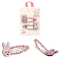 Princess Mimi Pink Bunnies Hairclips