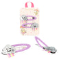 Princess Mimi Silver Clouds Hairclips