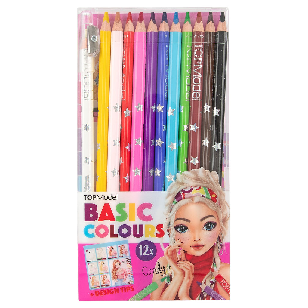 TOPModel Basic Colouring Pencil Set 12 Colours