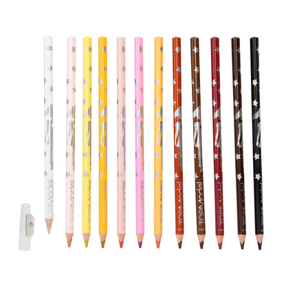 TOPModel Skin & Hair Colouring Pencil Set