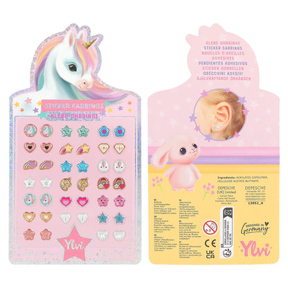 Ylvi Sticker Earrings Pink
