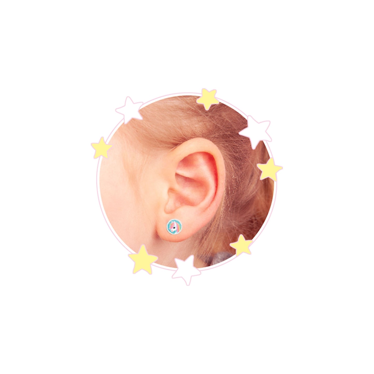 Ylvi Sticker Earrings Purple