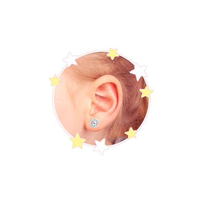 Ylvi Sticker Earrings Purple