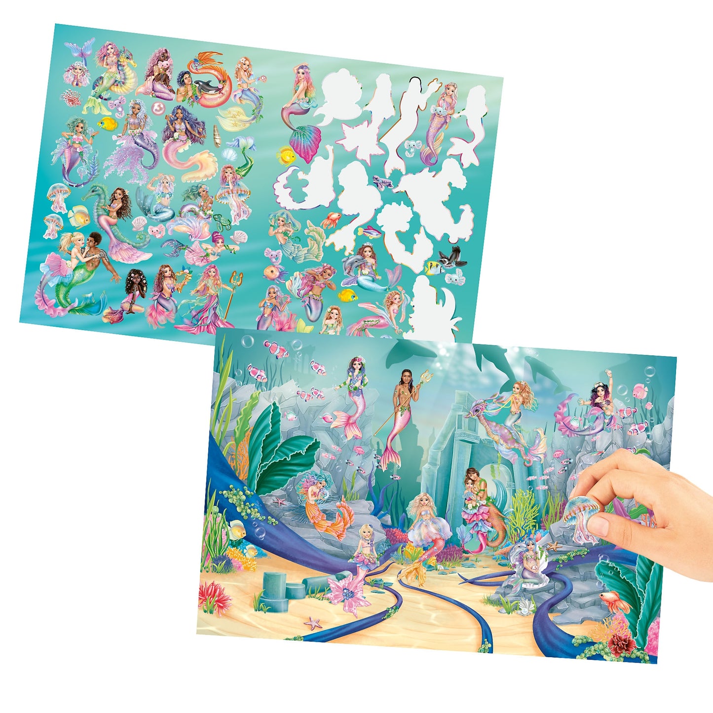 TOPModel Metallic Stickerworld Mermaid