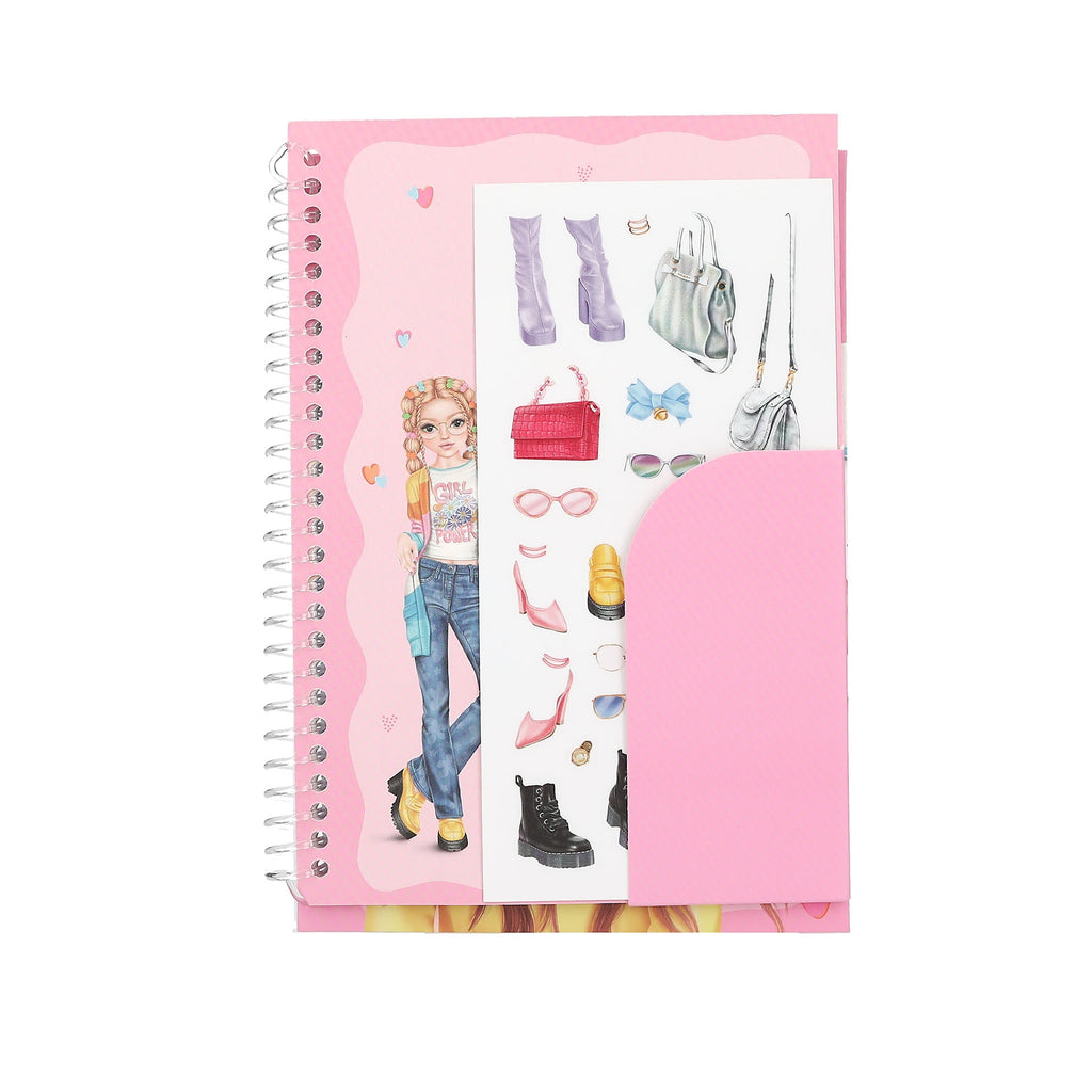 TOPModel Pocket Colouring Book