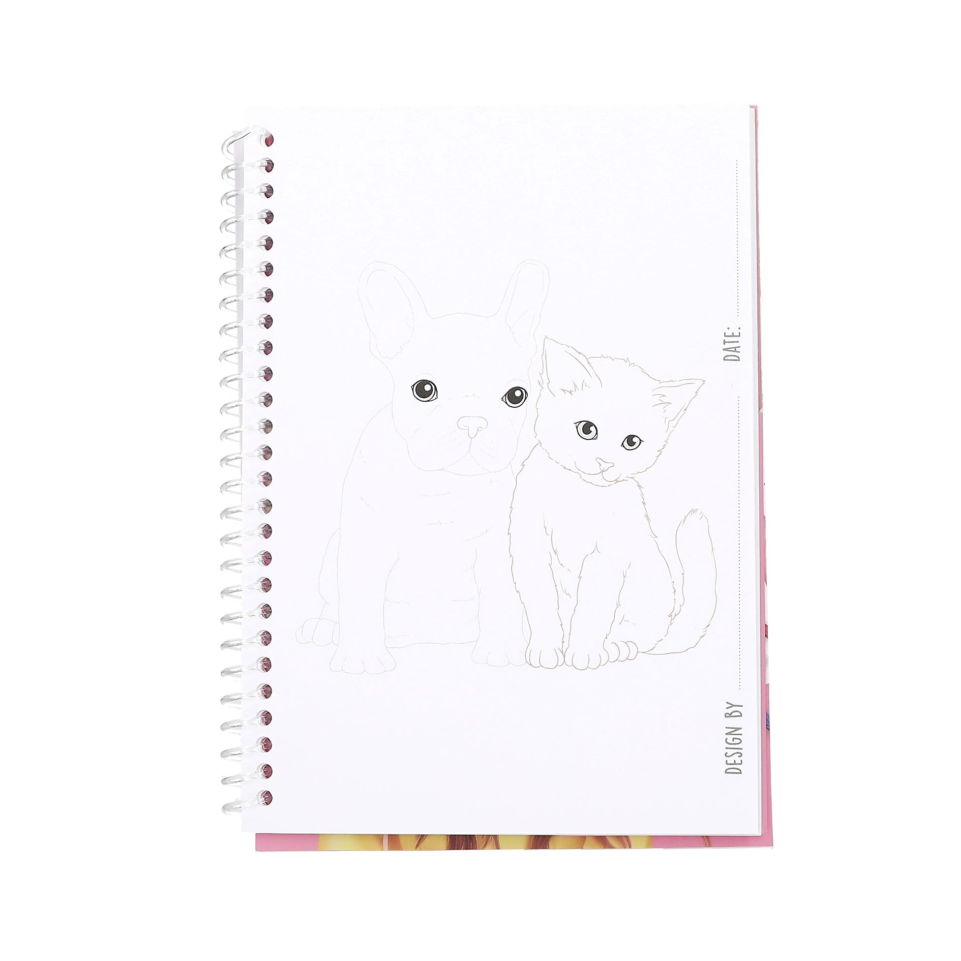 TOPModel Pocket Colouring Book