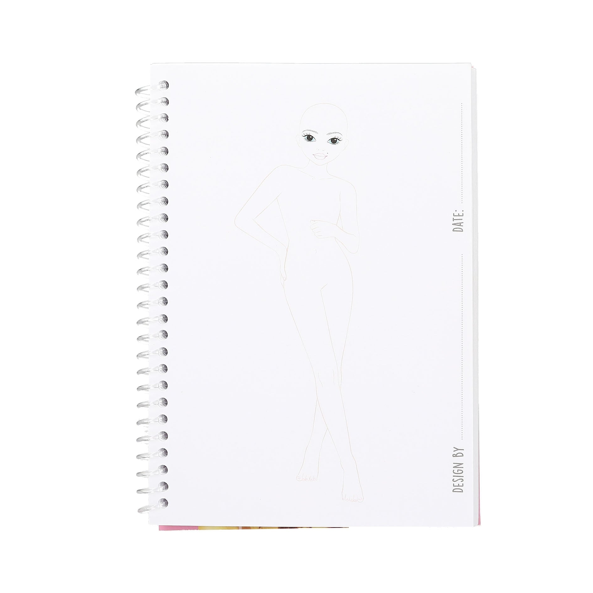 TOPModel Pocket Colouring Book