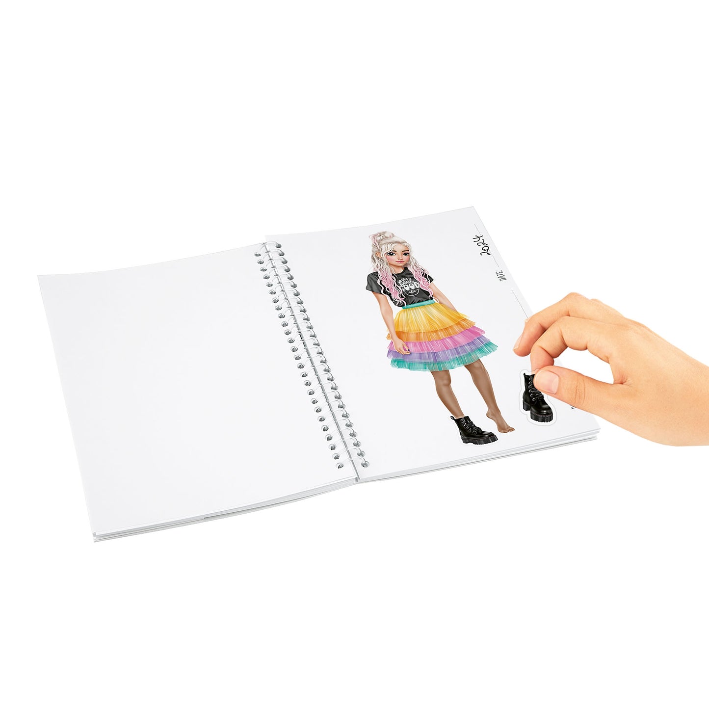 TOPModel Pocket Colouring Book