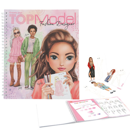 TOPModel Colouring Book Fashion Designer