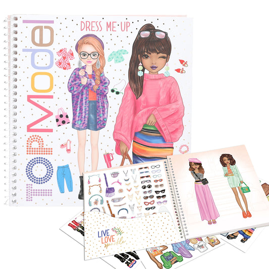 TOPModel Dress Me Up Sticker Book