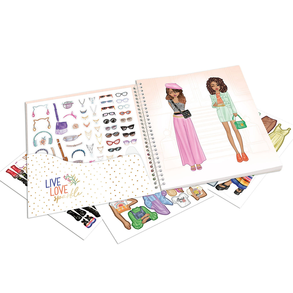TOPModel Dress Me Up Sticker Book