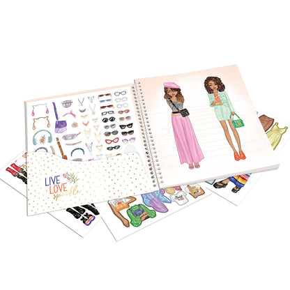 TOPModel Dress Me Up Sticker Book