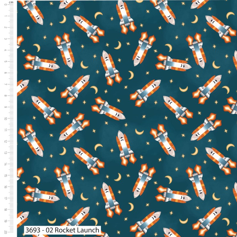 Craft Cotton Co - Cosmic Voyager, Rocket Launch