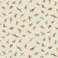 Makower Prehistoric Pals - Cream