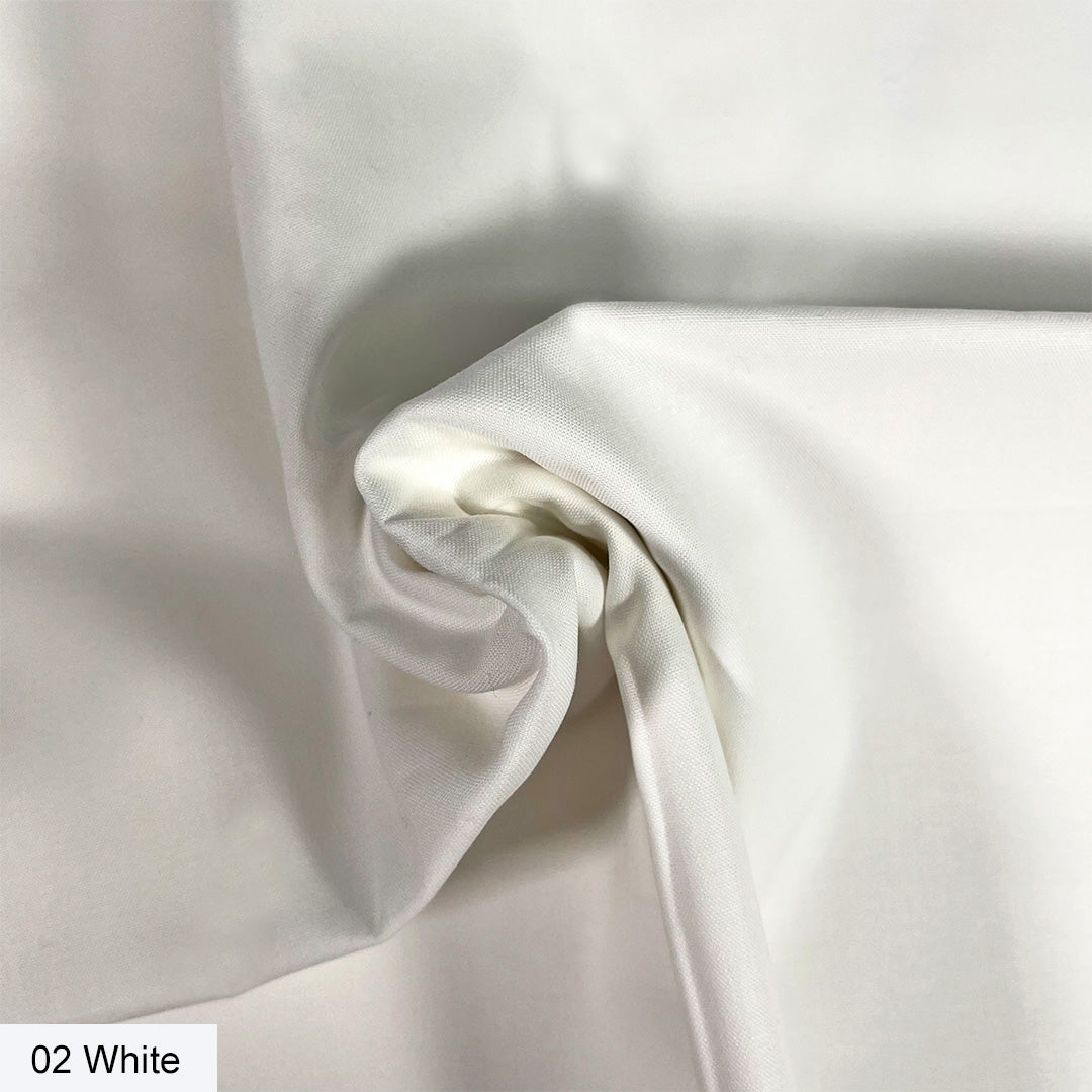 Make + Believe - Organic Premium Solid Cotton, White