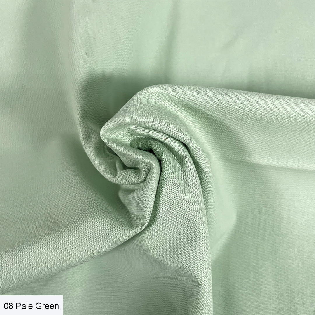 Make + Believe - Organic Premium Solid Cotton, Pale Green