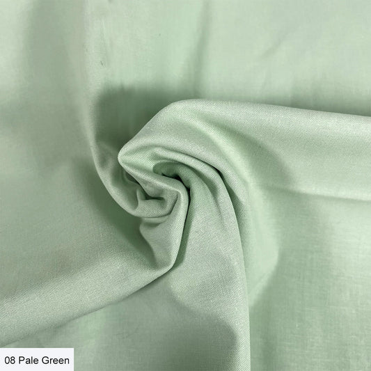Make + Believe - Organic Premium Solid Cotton, Pale Green