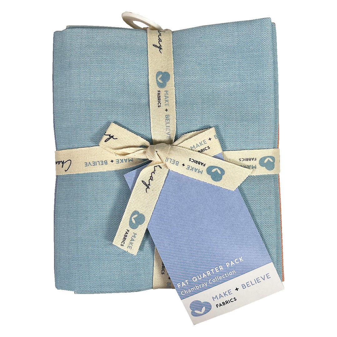 Make + Believe - 100% Cotton Chambray – 10 Fat Quarters