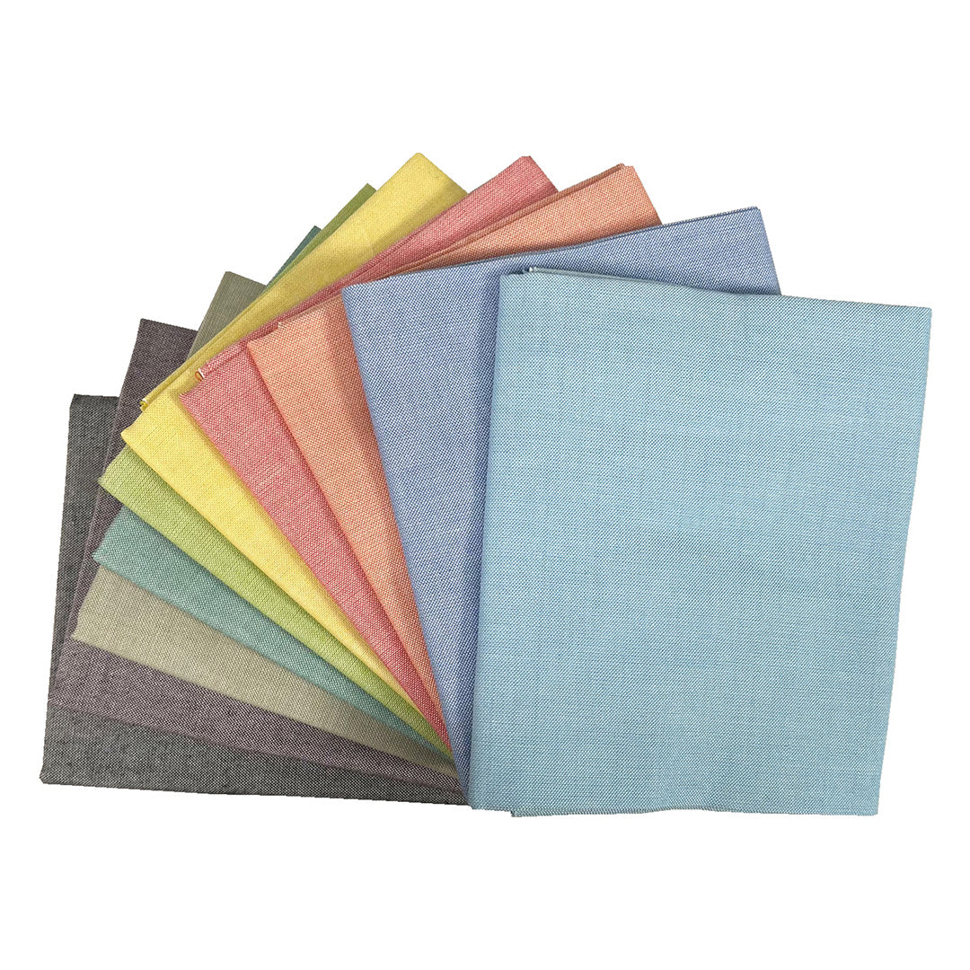 Make + Believe - 100% Cotton Chambray – 10 Fat Quarters