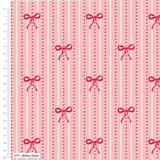 Craft Cotton Co - Baubles & Bows, Bow Stripe