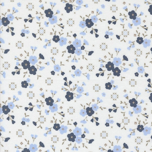 Moda - Sundrenched, Floral, Indigo