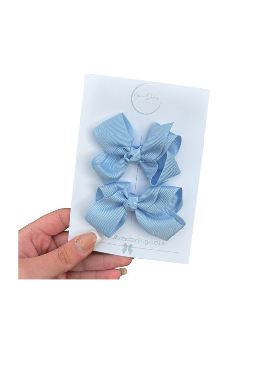 Pale Blue Boutique Bow