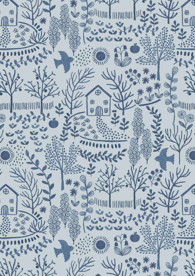 Lewis & Irene Cosy Home and Garden - Blue