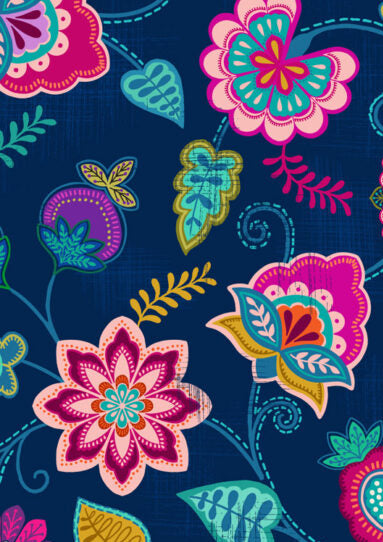 Lewis & Irene Sambramha Floral - Blue