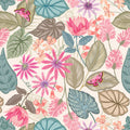 Lewis & Irene Botanical Flora - Cream