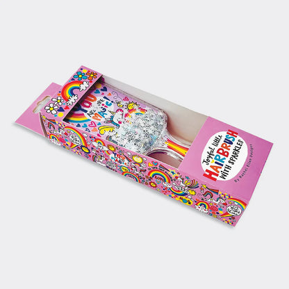 Unicorn - Joyful Little Children's Hairbrush With Sparkles