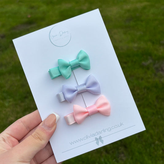 Pastel Clip Trio