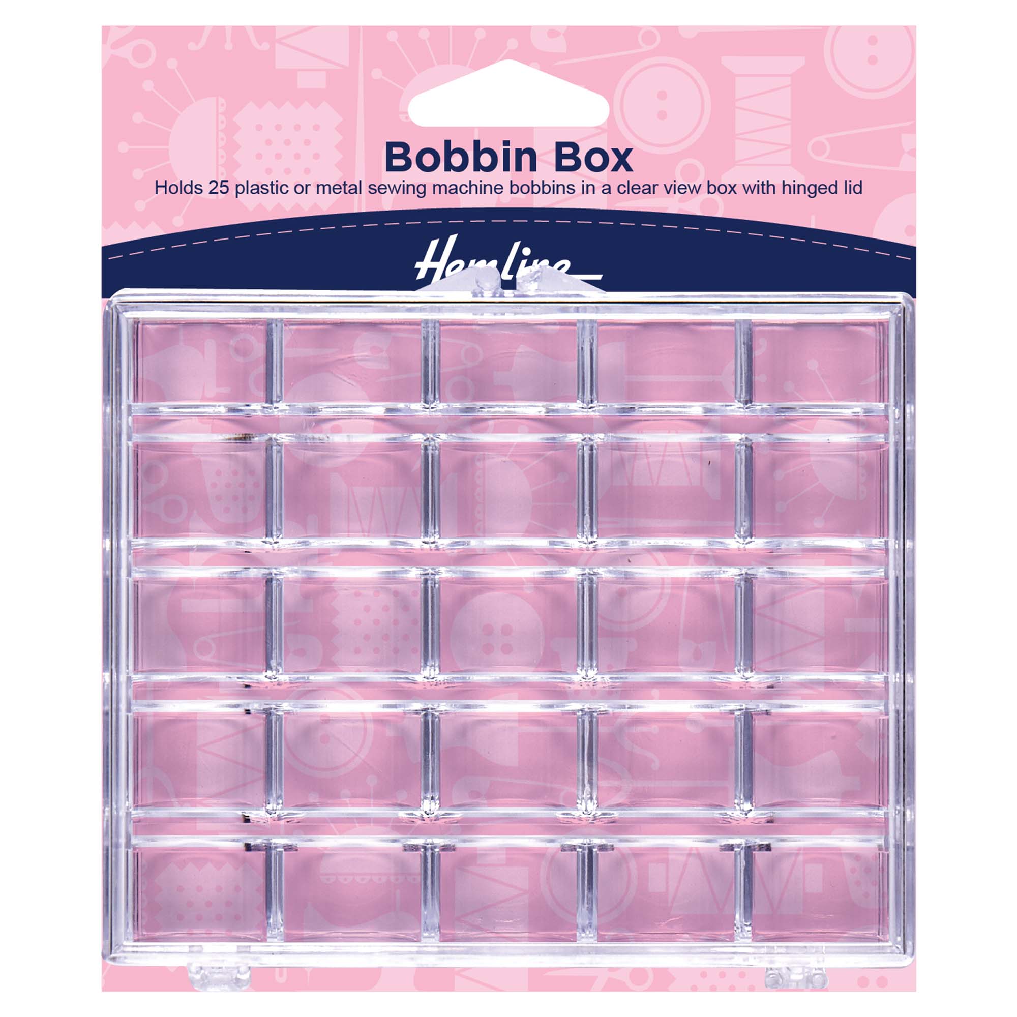 Hemline Bobbin Box 25 Spools