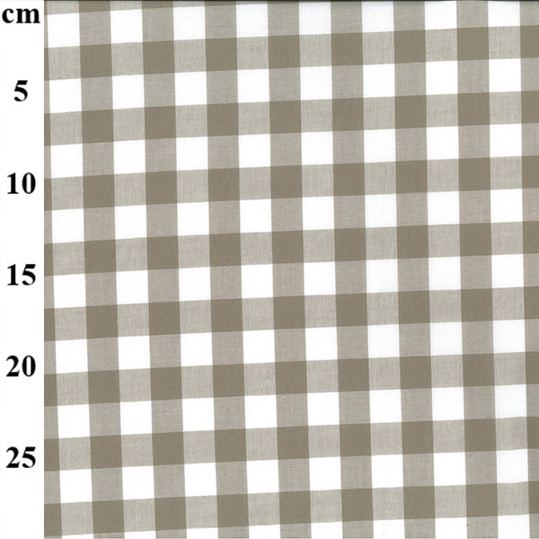 John Louden - Yarn Dyed, Cotton Gingham, Sand