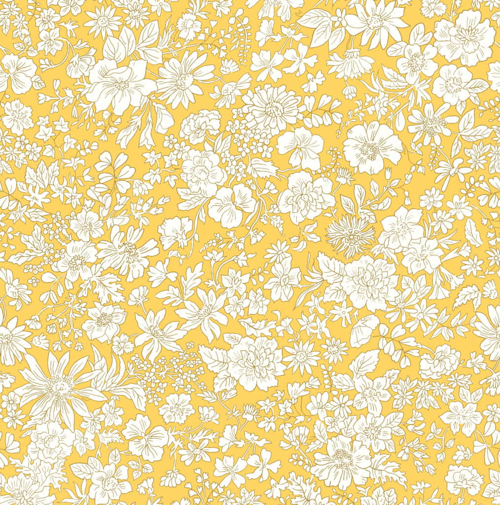 Liberty Fabrics - Emily Belle Brights, Fat Quarter, Sunshine Yellow