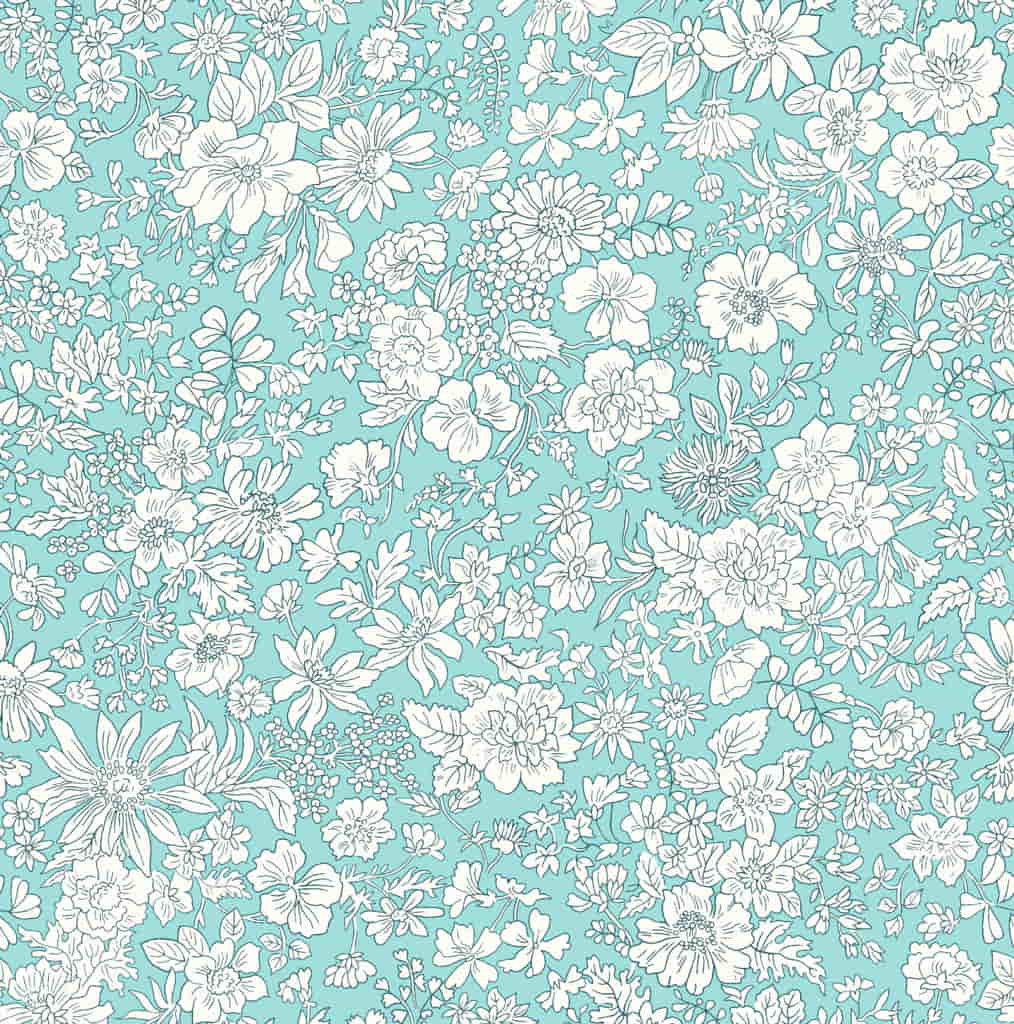 Liberty Fabrics - Emily Belle Brights, Fat Quarter, Mermaid