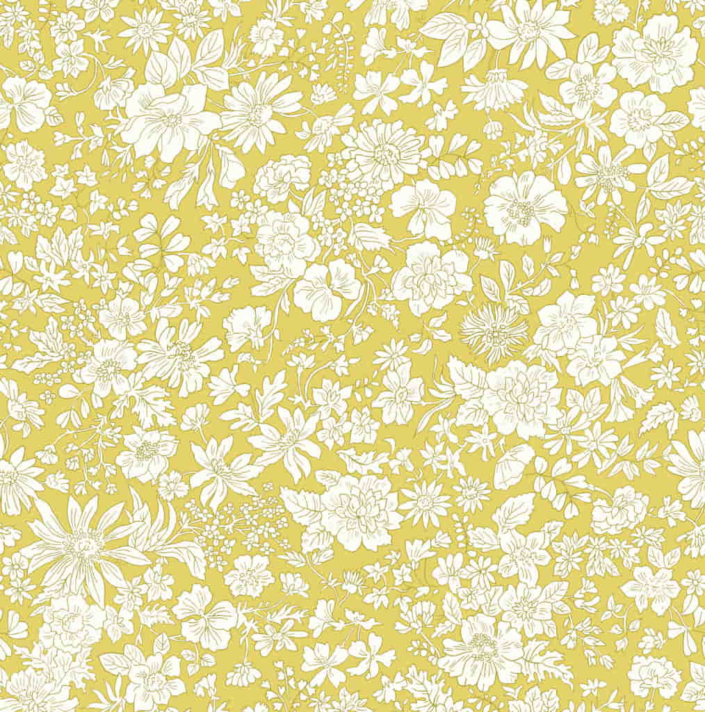 Liberty Fabrics - Emily Belle Brights, Fat Quarter, Lime