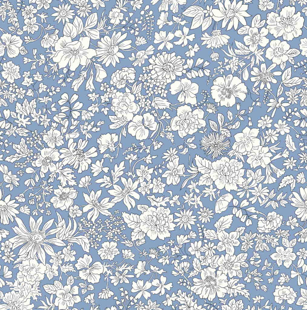 Liberty Fabrics - Emily Belle Brights, Fat Quarter, Evening Sky