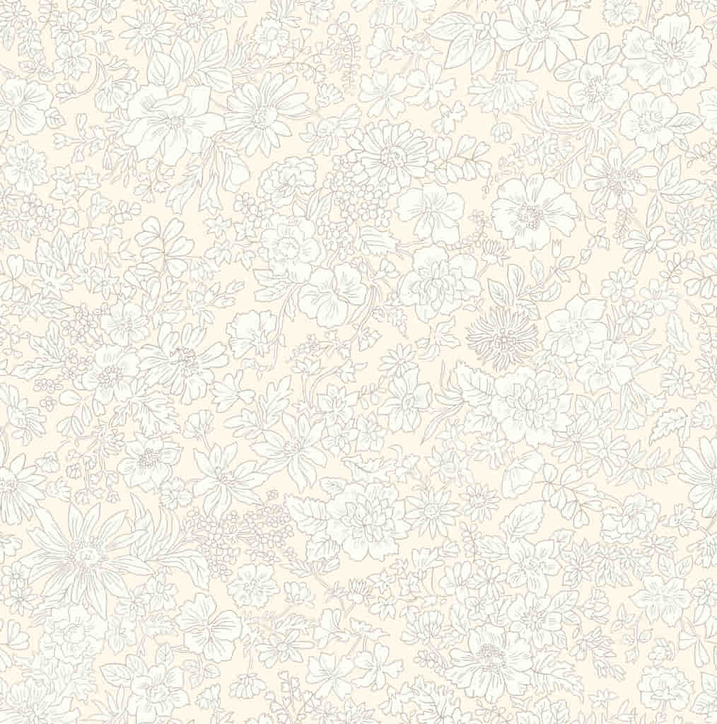 Liberty Fabrics - Emily Belle Neutrals, Fat Quarter, Cotton