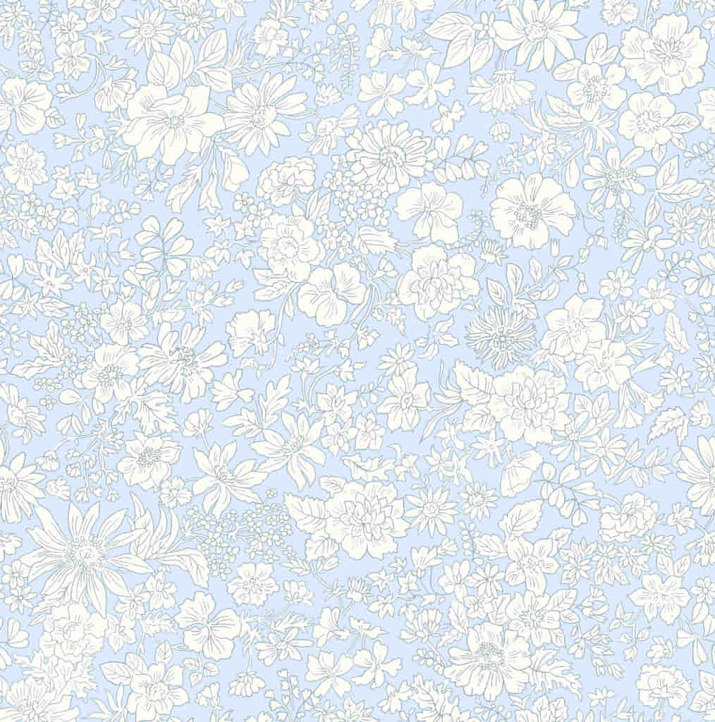 Liberty Fabrics - Emily Belle Neutrals, Fat Quarter, Pale Sky