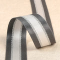 Metallic Webbing Grey - Width 30mm