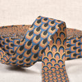 Peacock Webbing Denim Blue - Width 38mm