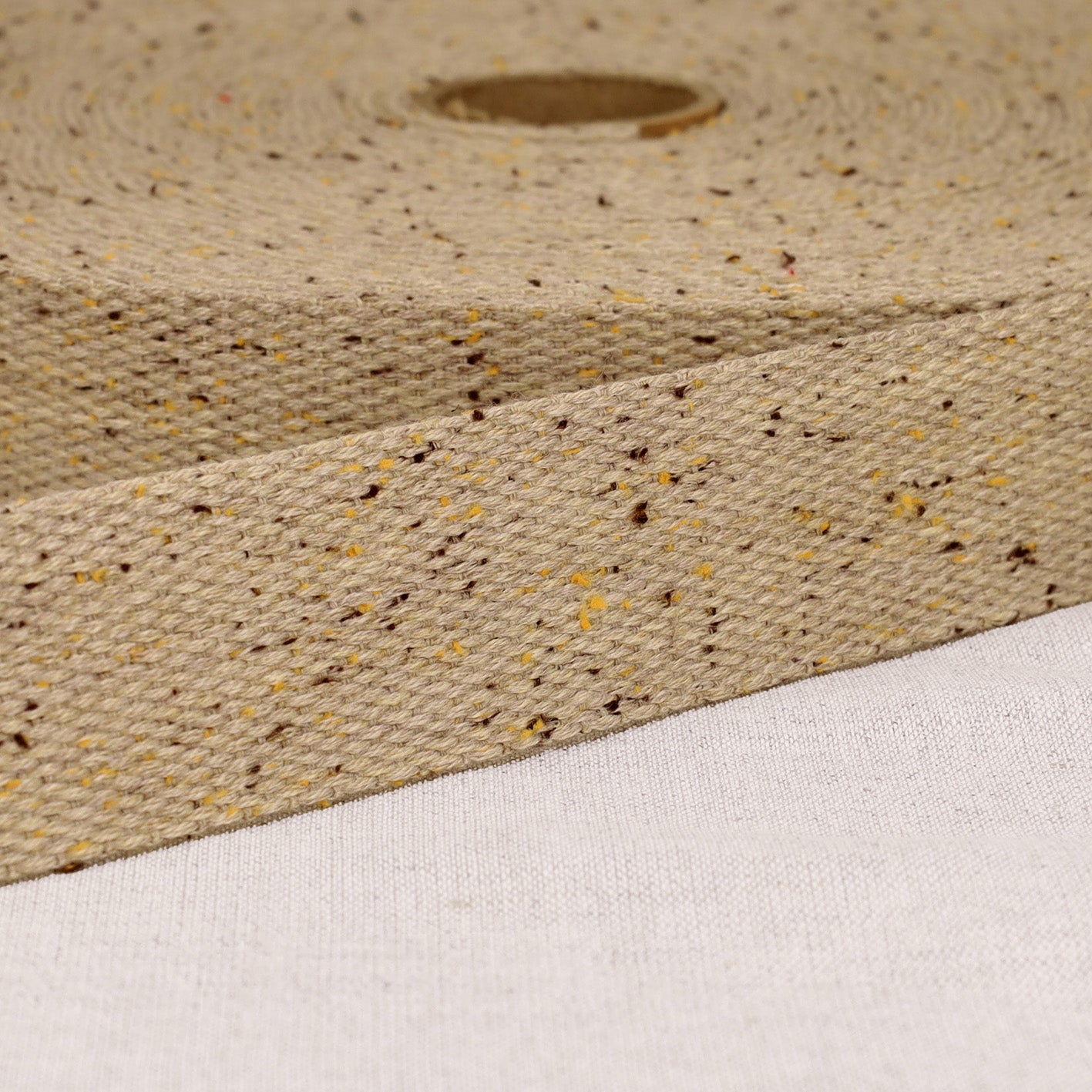 Mottled Webbing Beige - Width 30mm