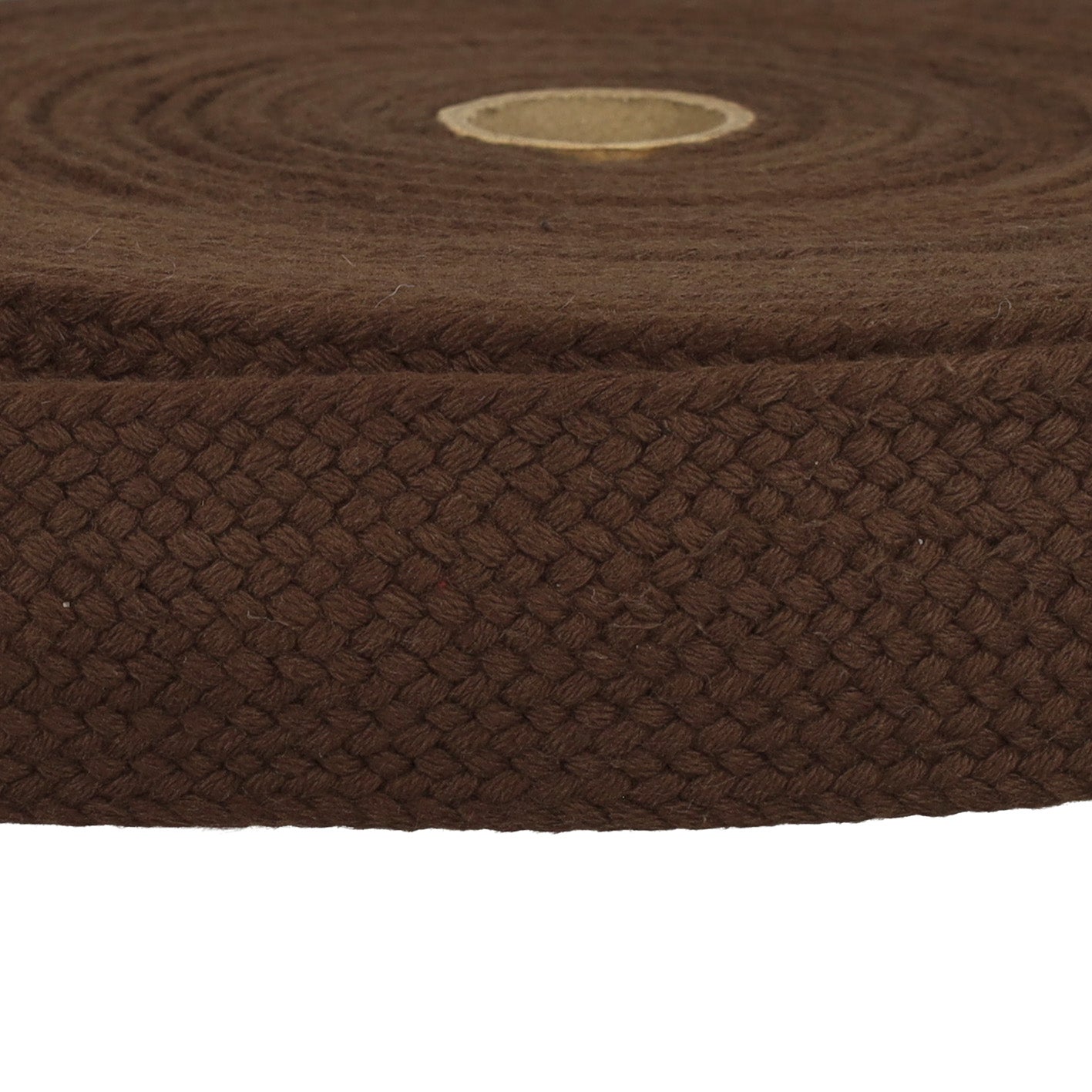 Braided Webbing Brown - Width 40mm