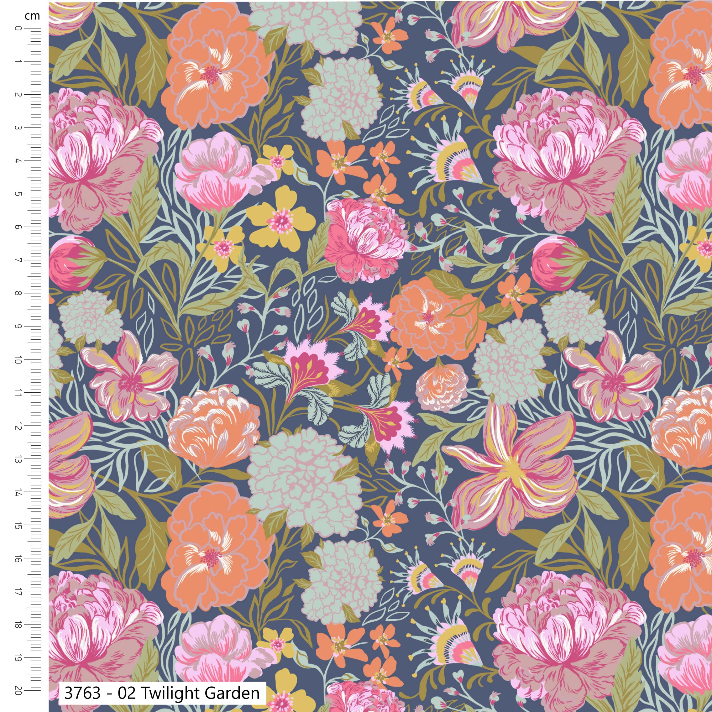 Craft Cotton Co - The Majestic Swan, Twilight Garden