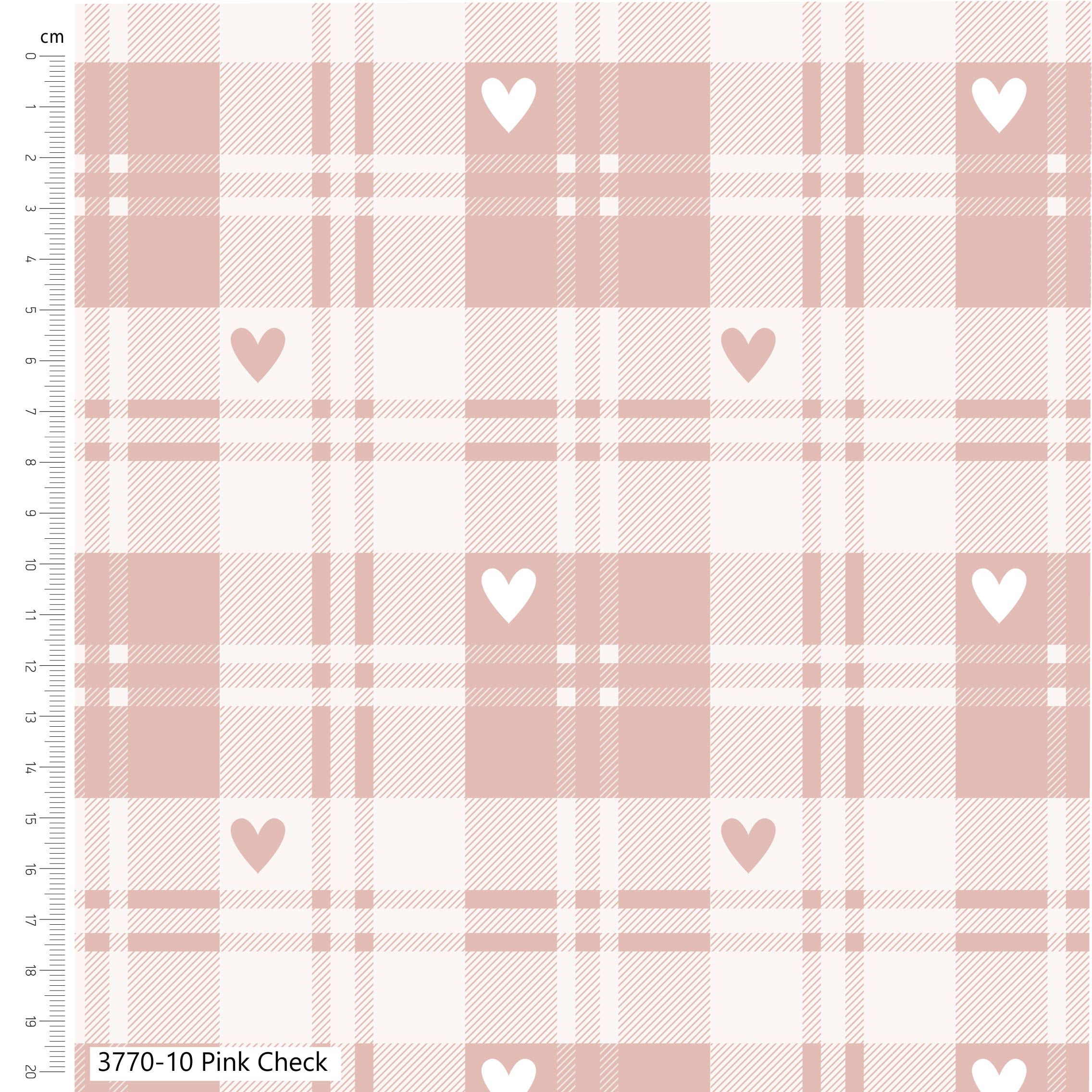 Craft Cotton Co - Toybox Treasures, Pink Check - Fat Quarter