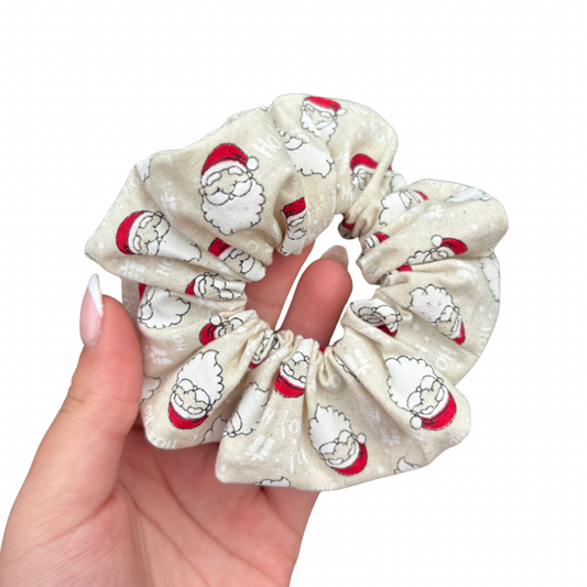 Santa Scrunchie – Festive Christmas Hair Accessory